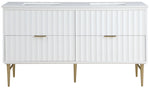 Modernist - Bathroom Vanity With Gold Legs