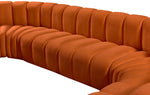 Arc - Velvet Modular U-Shaped Sectional