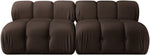 Orin - Velvet Performance Fabric Upholstered 2 Piece Modular Sofa
