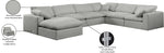 Comfy - 7 Piece Linen Modular Sectional With Chaise