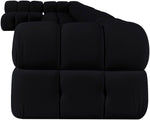 Orin - Velvet Performance Fabric Upholstered 8 Piece L-Shaped Sectional