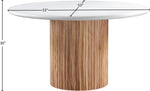 Sanremo - Concrete 53" Finished Concrete Indoor / Outdoor Dining Table - White