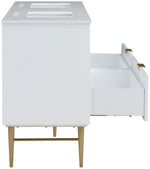 Modernist - Bathroom Vanity With Gold Legs