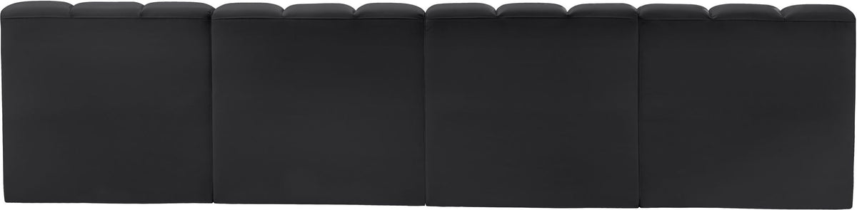 Arc - Faux Leather 4 Seats Modular Sofa