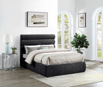 Adam - Chenille Fabric Bed With 52" Headboard