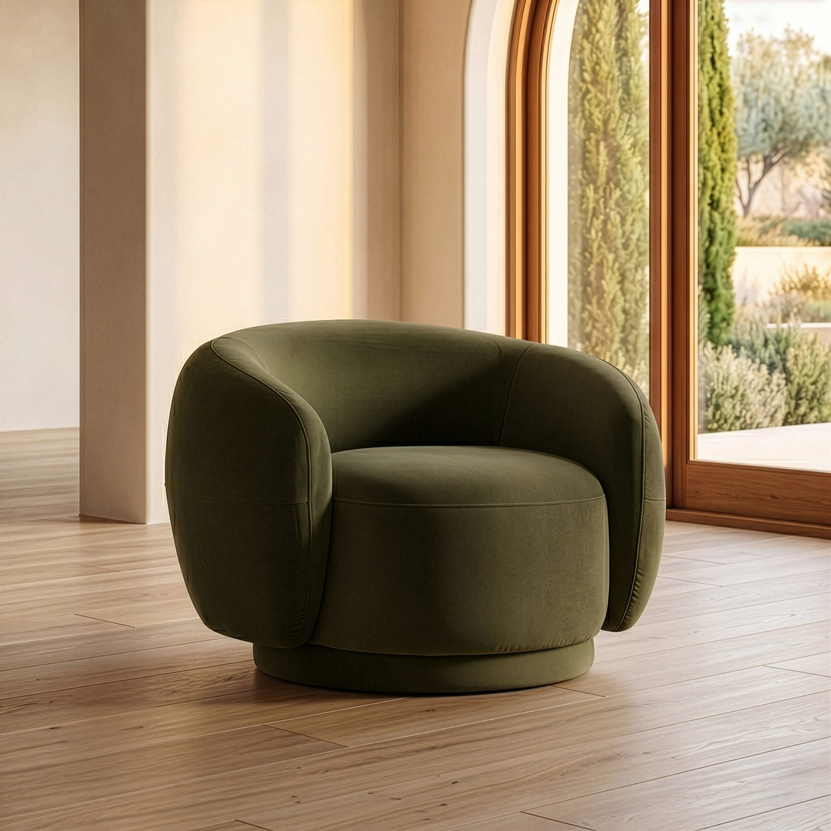 Andrew - Modern Green Fabric Sofa Set by VIG Furniture - View 12