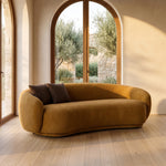 Andrew - Modern Orange Fabric Sofa by VIG Furniture - View 9