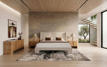Newhart - Modern Beige Fabric Bed by VIG Furniture - View 7