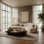 Spiro - Modern Beige Fabric Curved Sectional Sofa by VIG Furniture - View 9