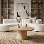 Velma - Modern Travertine Marble Coffee Table by VIG Furniture - View 3