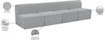 Ollie - 4 Seat Armless Modular Sofa