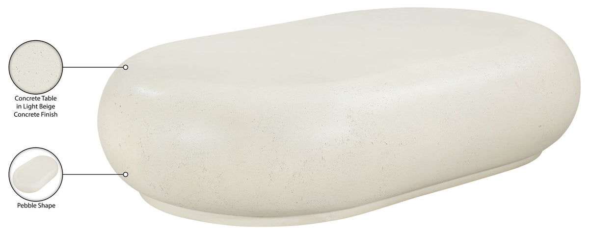 Pebble - Concrete And Fiberglass Coffee Table