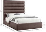 Adam - Linen Fabric Bed With 70.5" Headboard