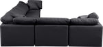 Indulge - Faux Leather 6 Piece Modular Corner Sectional