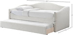 Arlo - Twin Daybed - Cream