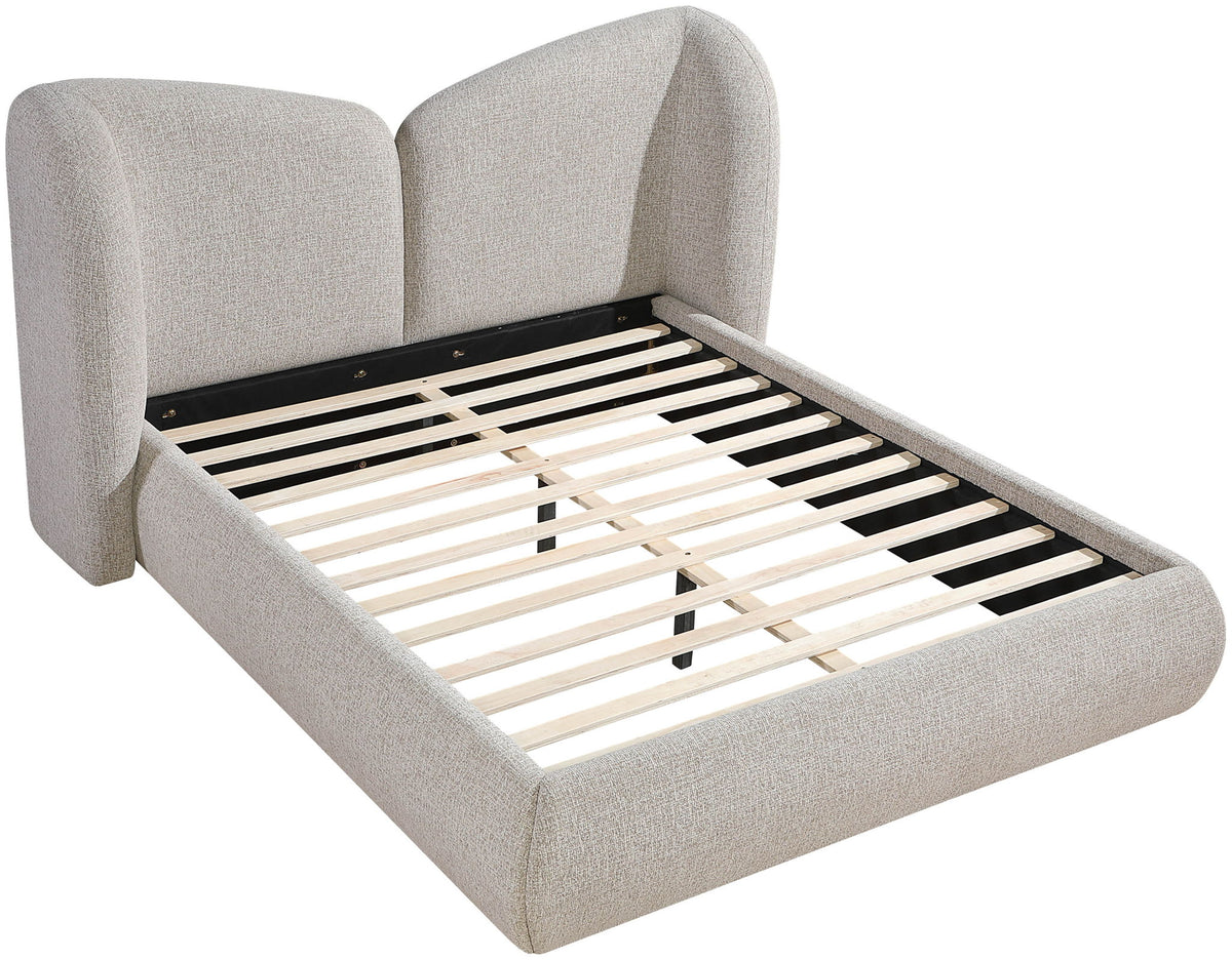 Elowen - Chenille Fabric Upholstered Bed