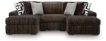 Midnight-Madness - Sectional - Chocolate