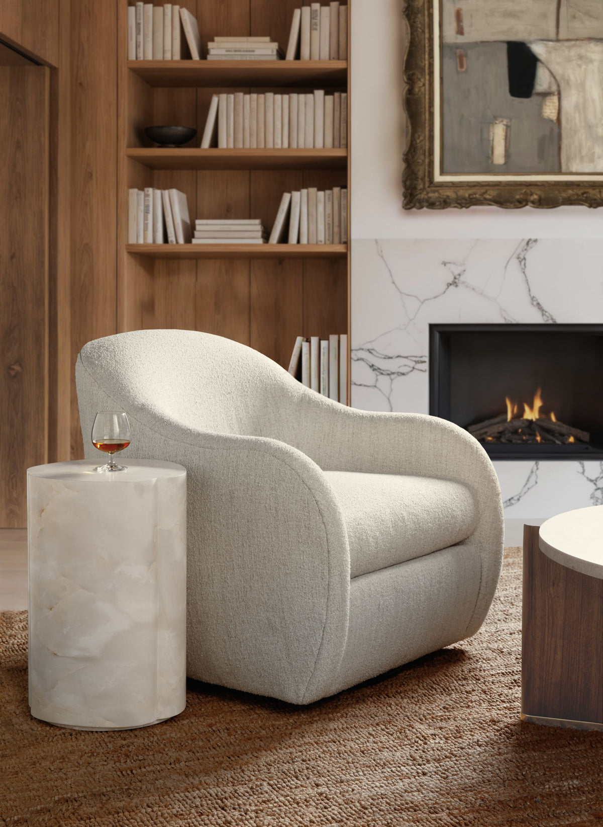 Eleana - Accent Table - White