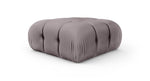Orin - Velvet Performance Fabric Upholstered Modular Ottoman