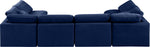 Indulge - Velvet 6 Piece Modular U-Shaped Sectional