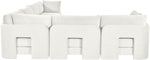 Hammond - Velvet Performance Fabric Upholstered 6 Piece Corner Sectional