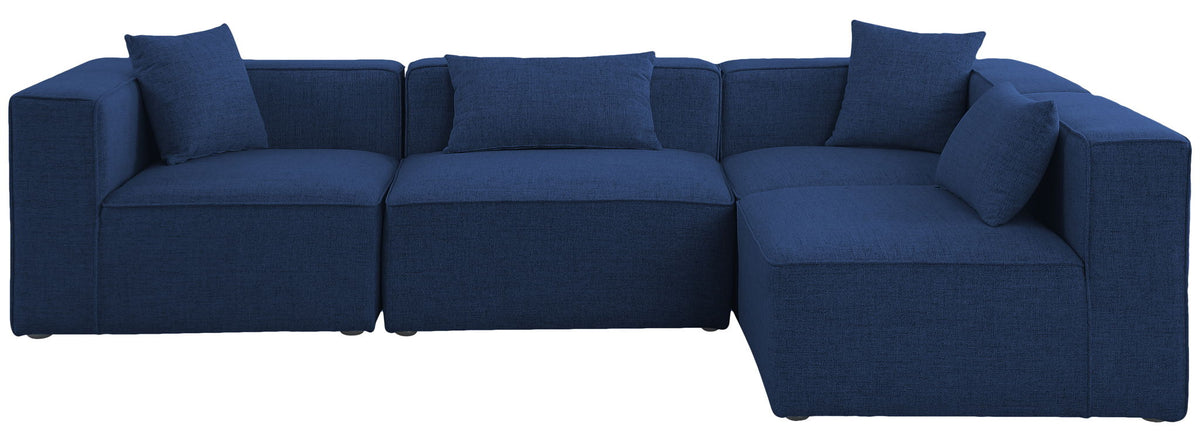 Cube - Linen 4 Piece Modular Corner Sectional