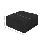 Arc - Boucle Fabric Ottoman