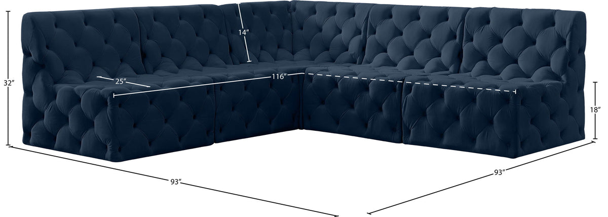 Tuft - 5 Piece Modular Sectional