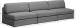 Beckham - Modular 3 Seat Armless Sofa