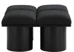 Pavilion - 4 Piece Modular Bench With Black Base