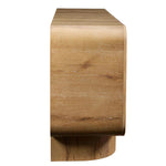 Forest Rings - Lighted 3 Door Cabinet - Light Brown