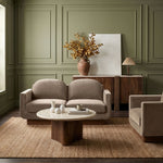 Diviento - Velvet Performance Fabric Upholstered Loveseat