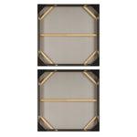 Characters - Abstract Art (Set of 2) - Black / Beige