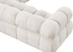 Ames - 7 Piece Boucle Fabric Modular Sectional