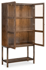 Melange - Mulholland Display Cabinet - Dark Brown