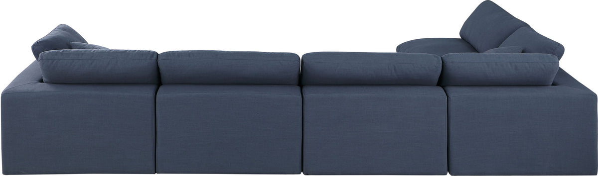 Comfy - 5 Piece Linen Modular Sectional