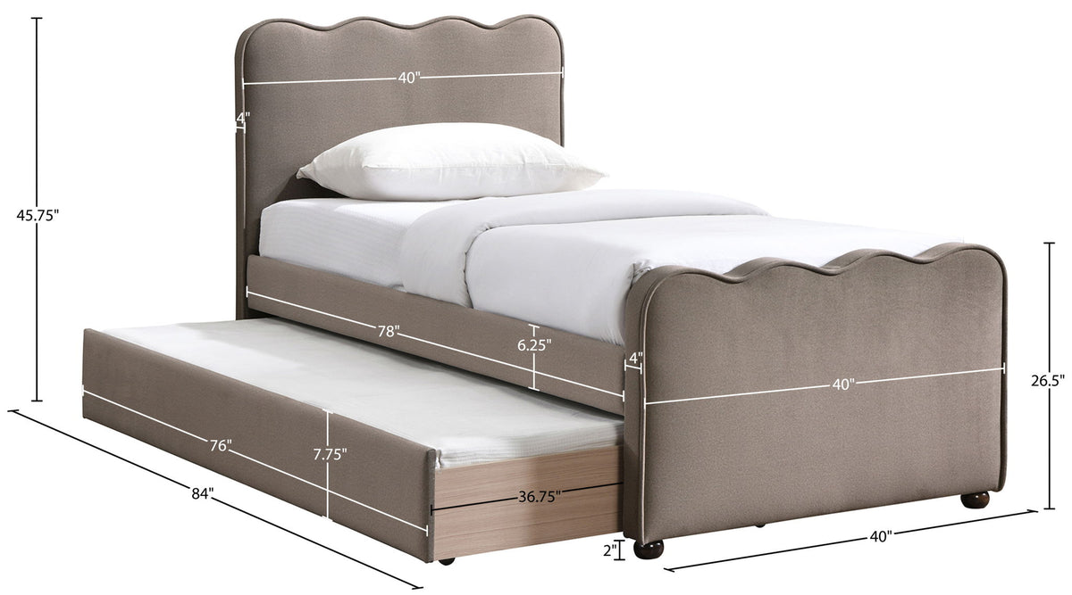 Gatsby - Upholstered Trundle Bed