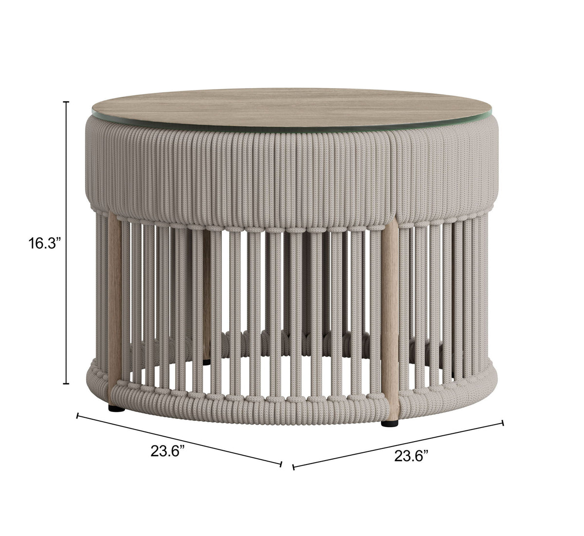 Sora - Coffee Table - Natural / Gray