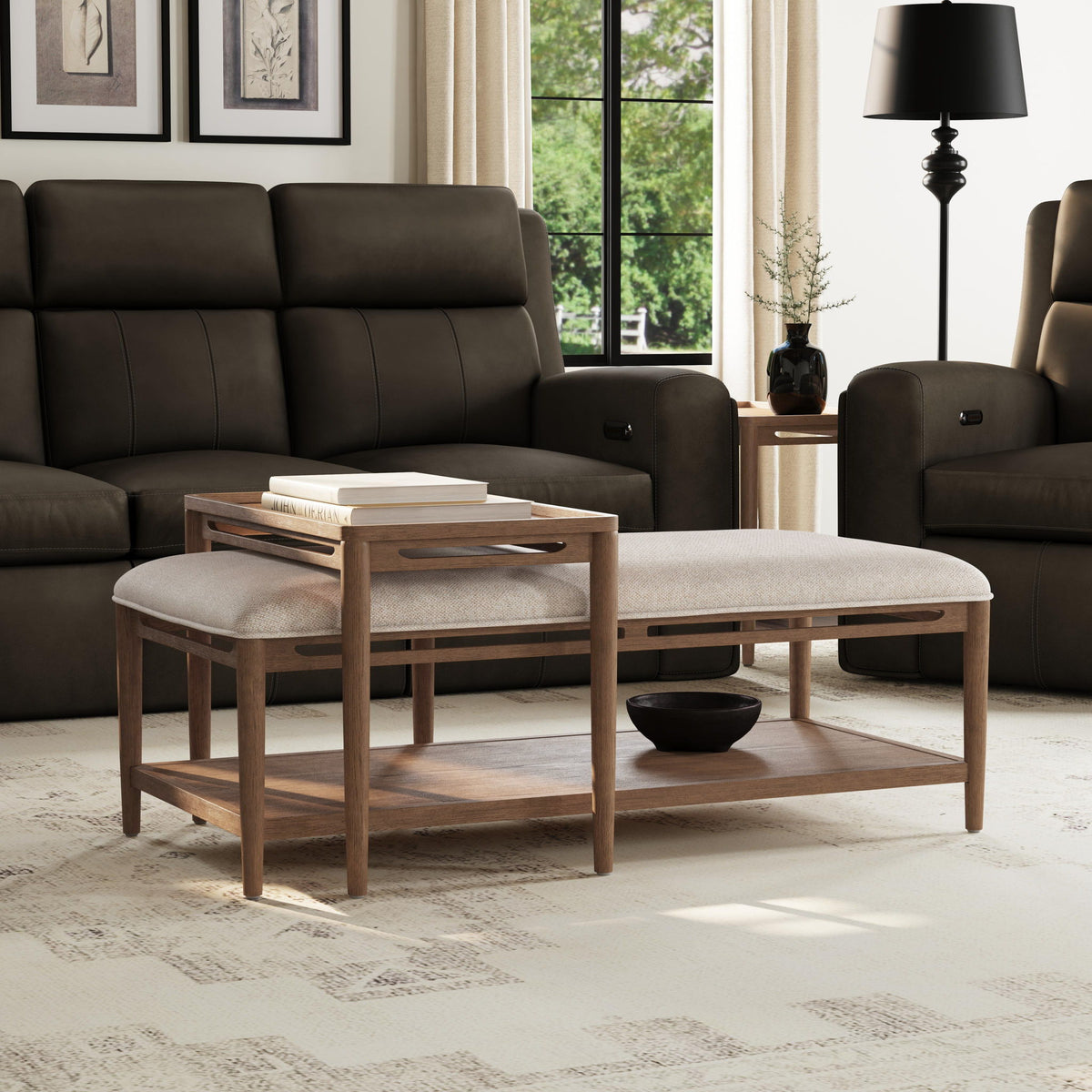 Verona - End Table - Light Brown