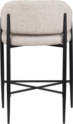 Dame - Fabric Upholstered Counter Stool (Set of 2)