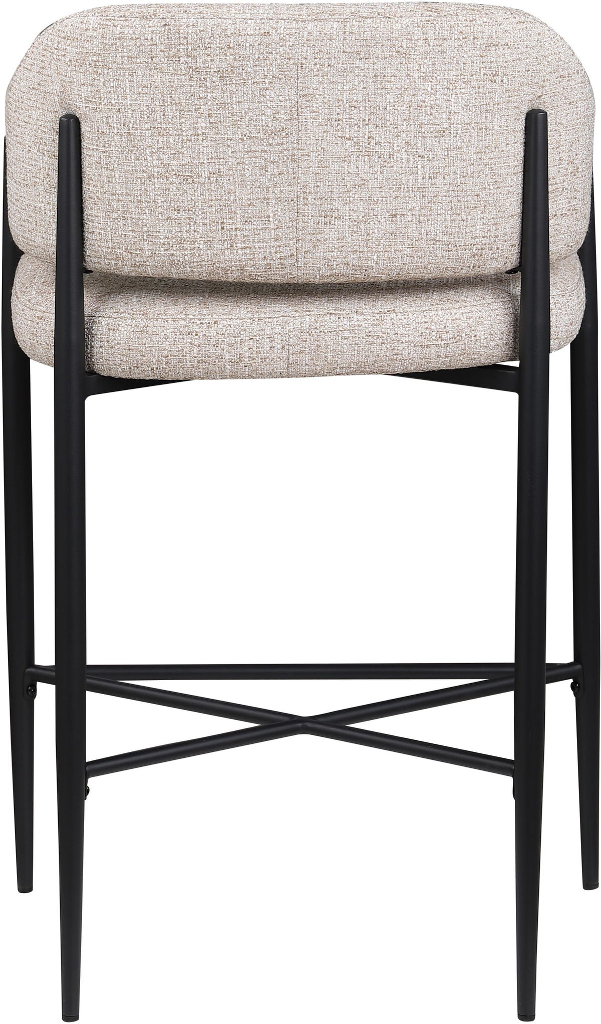 Dame - Fabric Upholstered Counter Stool (Set of 2)