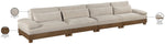 Turin - Chenille Fabric Upholstered Modular Sectional - Taupe