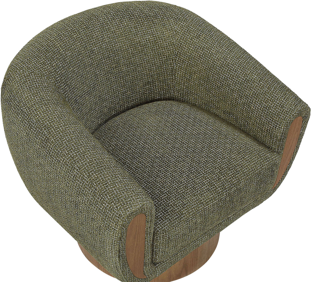 Avella - Interwoven Fabric Swivel Accent Chair
