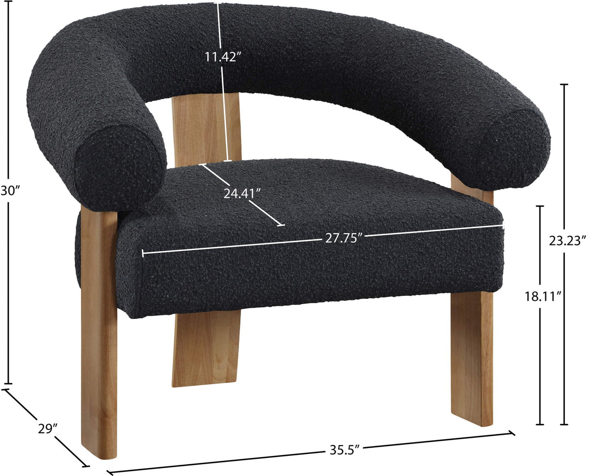 Winston - Accent Chair With Natural Legs