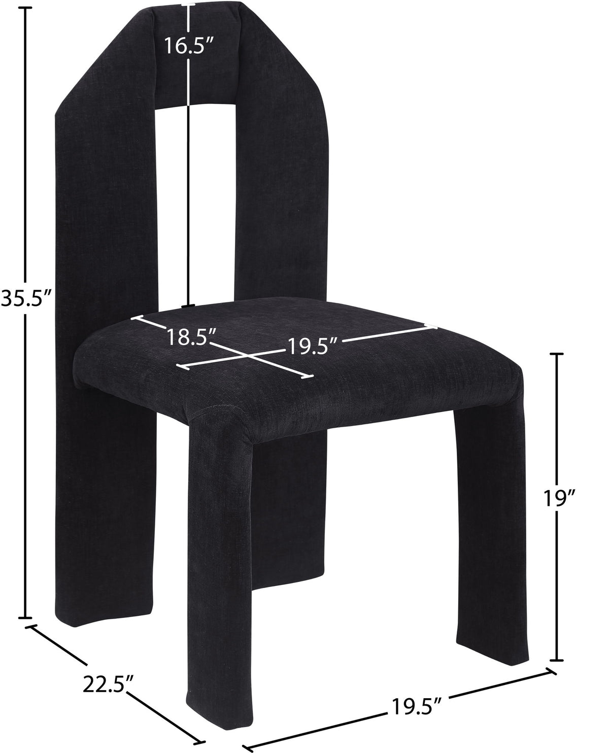 Bennett - Chenille Dining Chair (Set of 2)