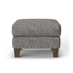 Gianna - Fabric Ottoman With Nailhead Trim