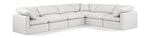 Indulge - Faux Leather 6 Piece Modular Corner Sectional