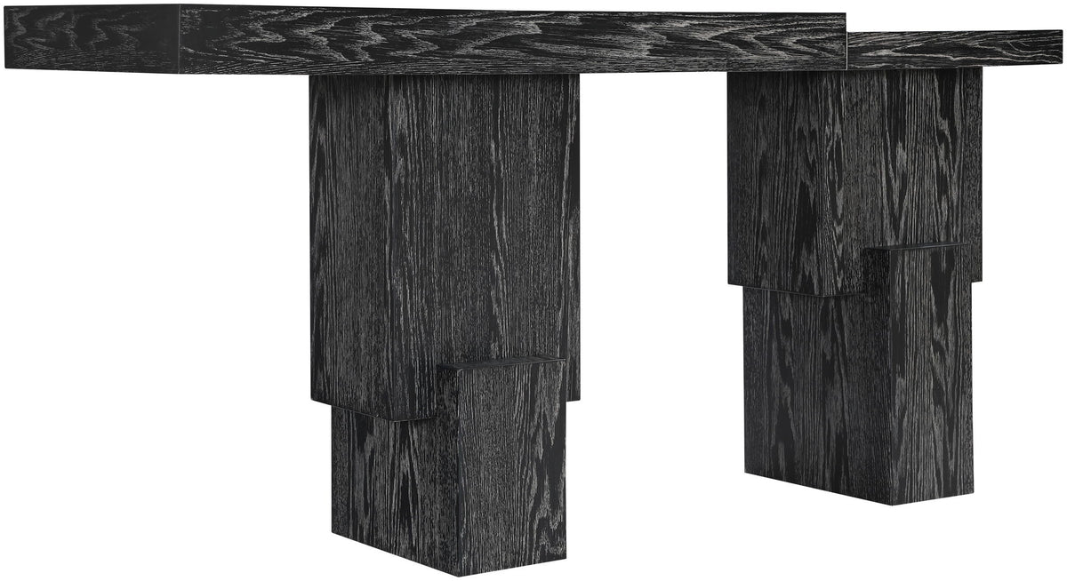 Anzio - Oak Veneer And Solid Wood Console Table