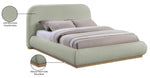 Vaughn - Chenille Bed With Natural Base