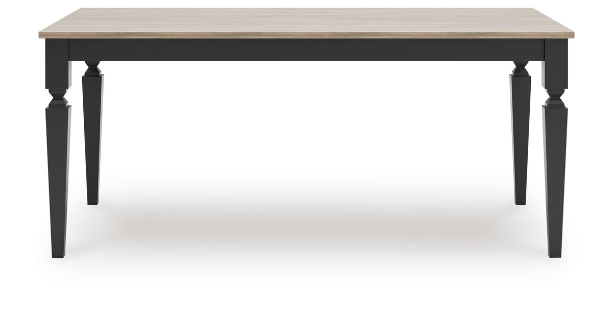 Brenkerton - Rectangular Dining Room Table - Grayish Brown / Black